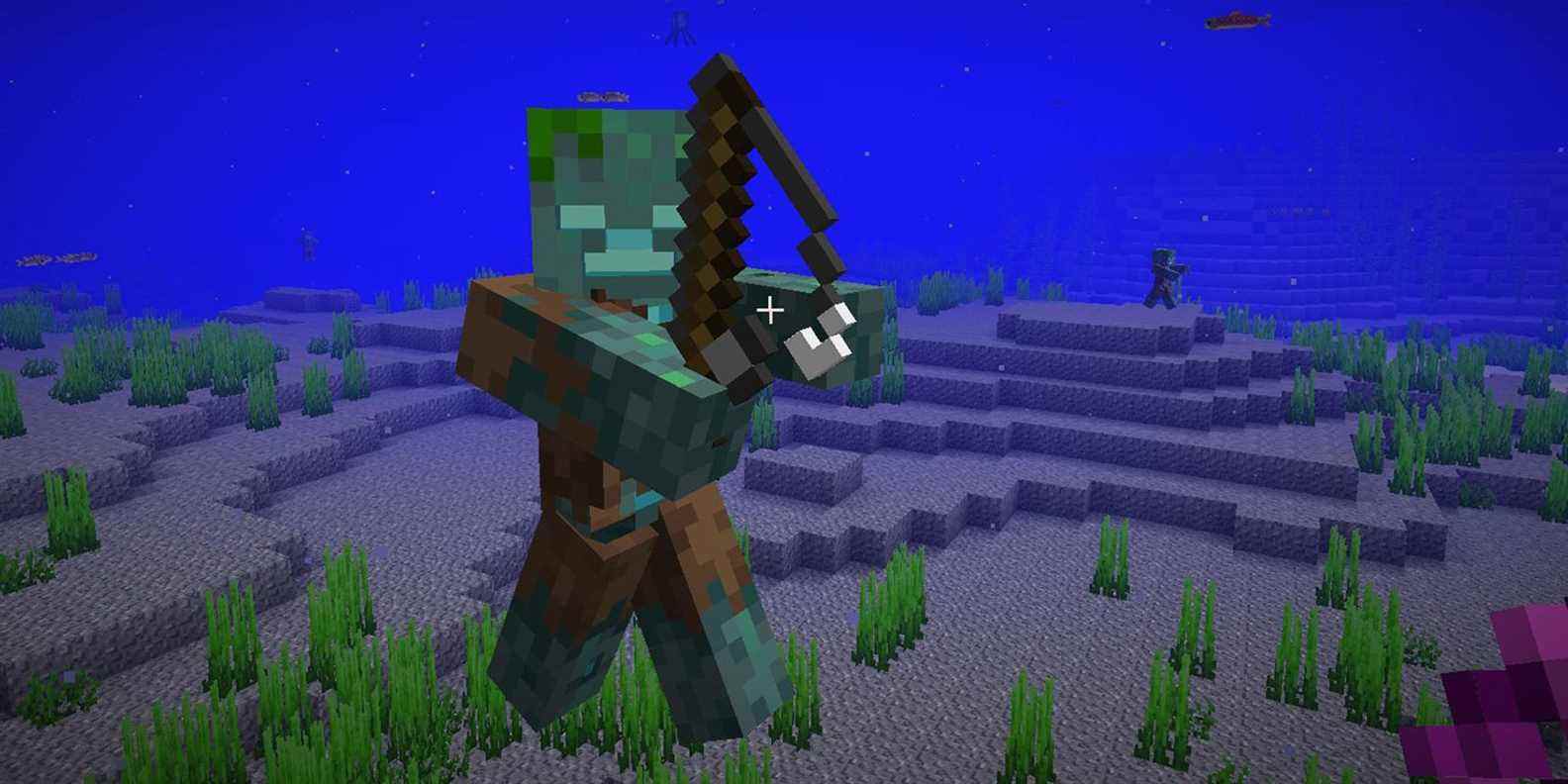 Canne à pêche Minecraft noyé