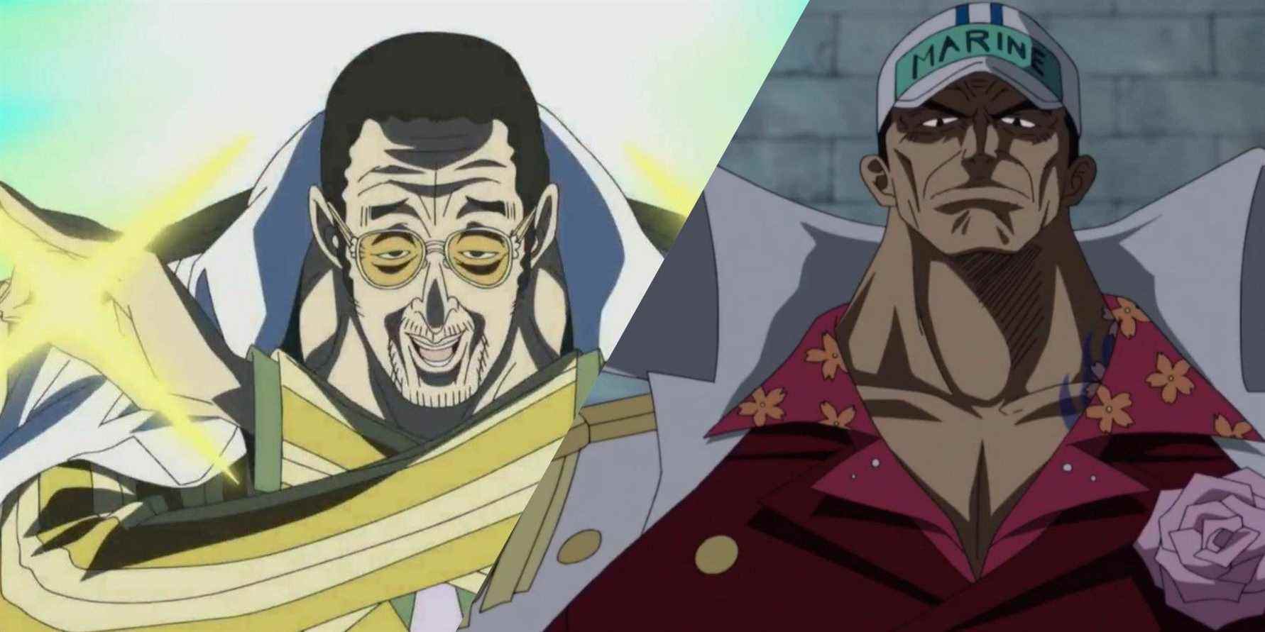 Featured All Admirals Kizaru Akainu