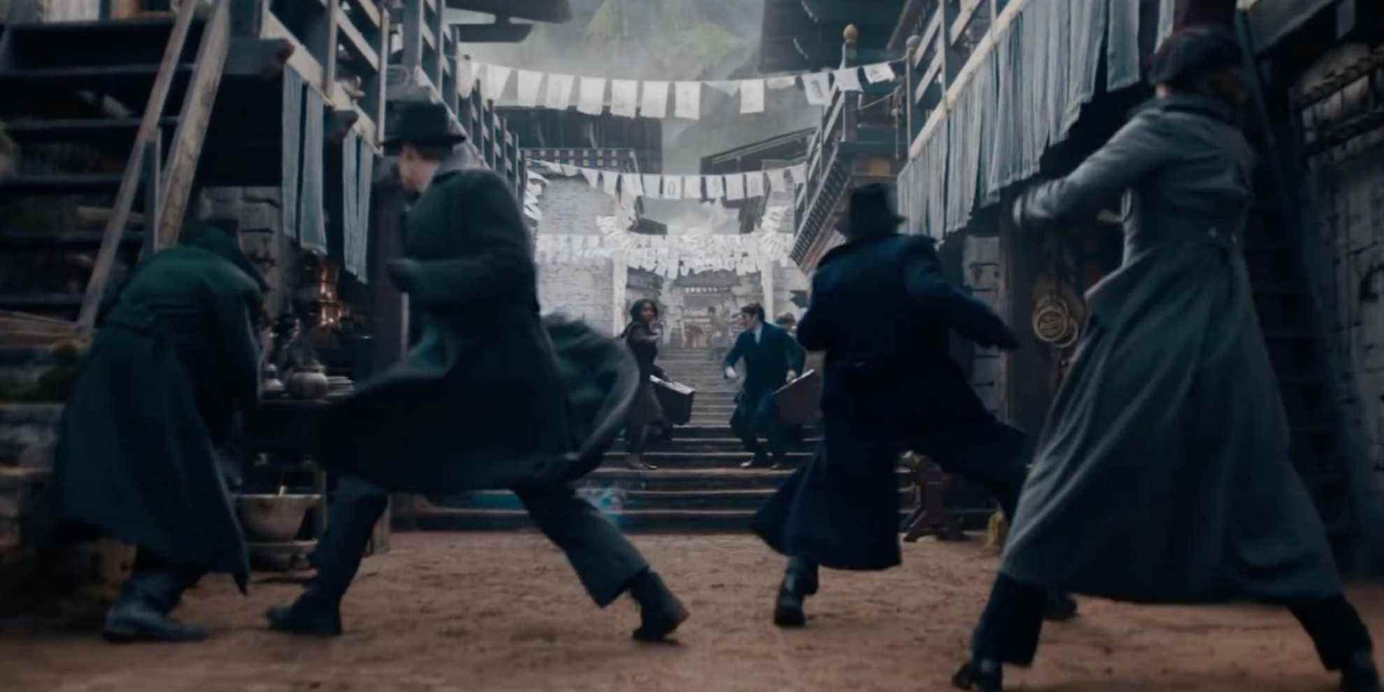 Une scène mettant en scène des personnages dans Fantastic Beasts Crimes The Crimes of Grindelwald