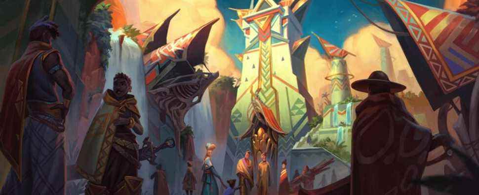 Art of the new Nazumah region in League of Legends' Shurima