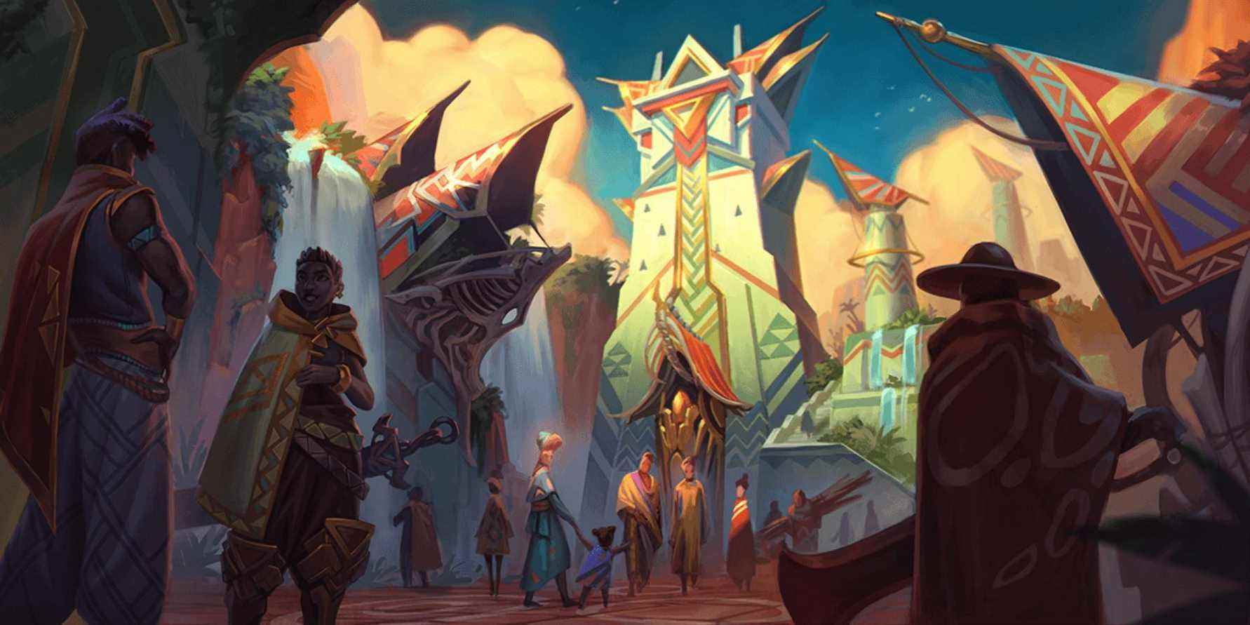 Art of the new Nazumah region in League of Legends' Shurima