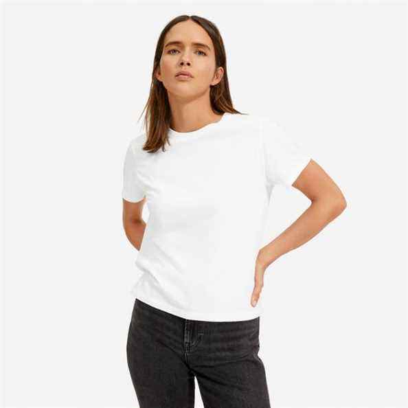 T-shirt coupe carrée en coton biologique Everlane