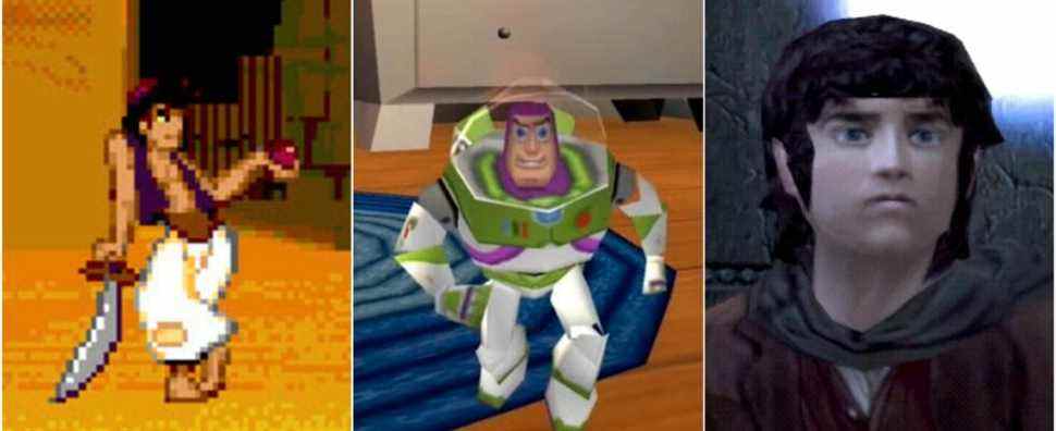 aladdin buzz lightyear and frodo