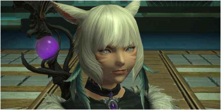 Y'shtola in Shadowbringer gear.