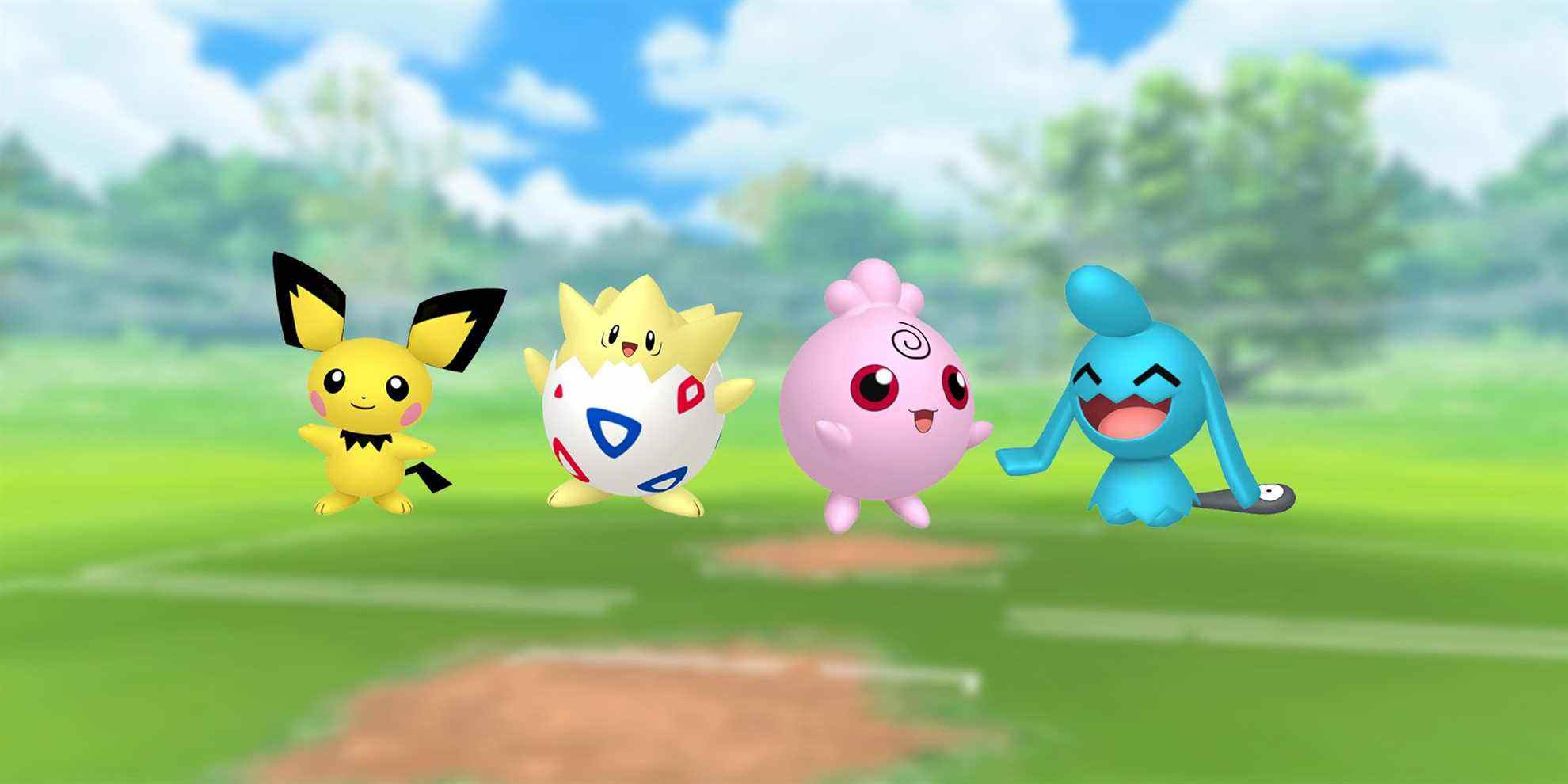 Pokemon Go Little Cup Header Alt - Pichu, Togepi, Igglybuff, Wynaut