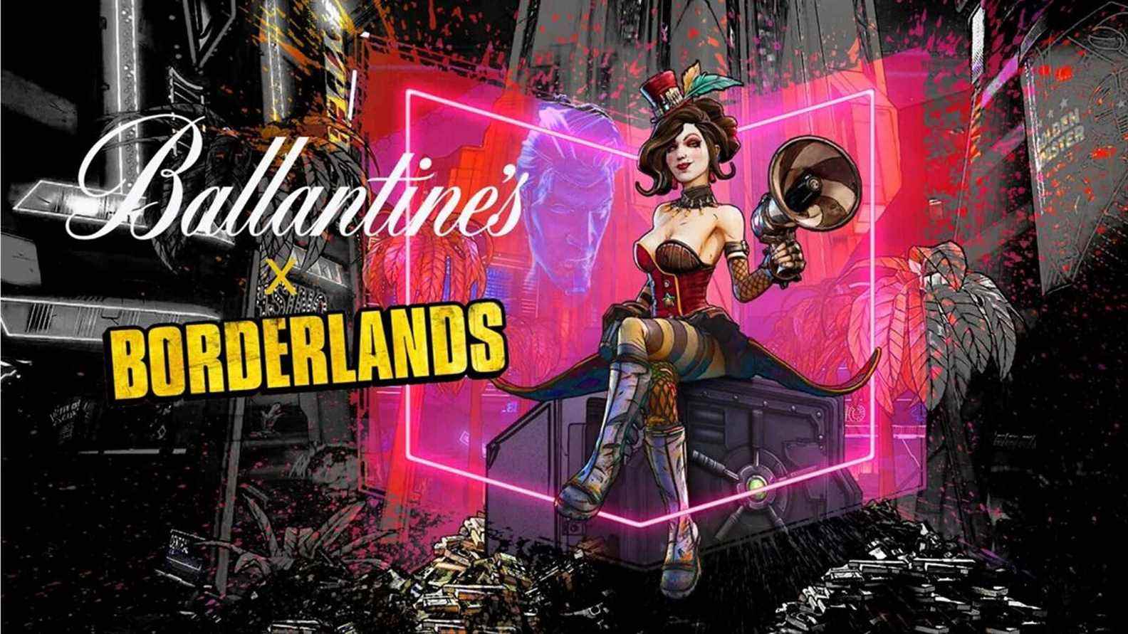 Borderlands et l'alcool s'associent pour un whisky Mad Moxxi Ballantine's officiel

