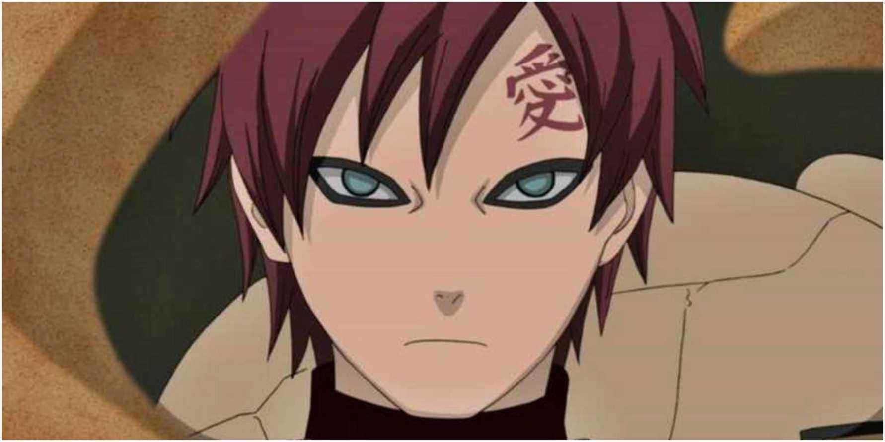 Gaara utilise son sable pour se défendre