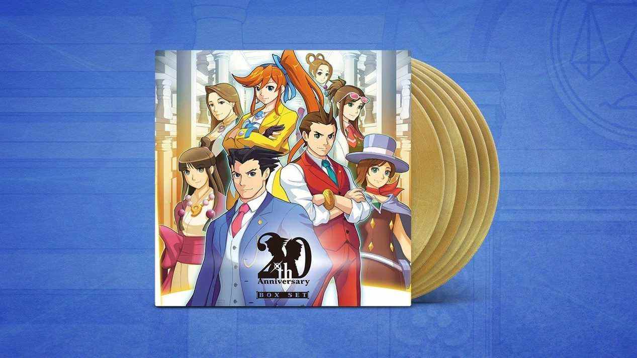  Le tenir!  Un coffret vinyle Ace Attorney 20th Anniversary est en pré-commande
