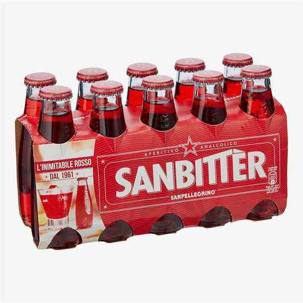 San Pellegrino SanBitter Rouge (Lot de 10)