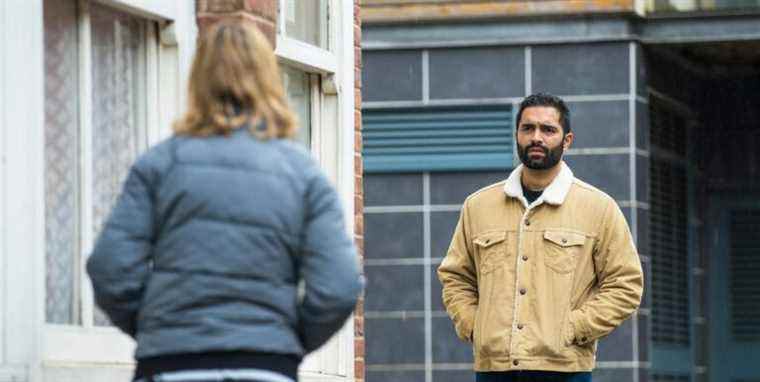 Imran Habeeb de Coronation Street fera face à un enterrement de vie de garçon avec Abi Webster

