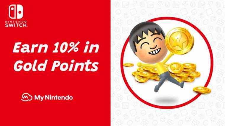 Switch eShop hébergeant l'offre My Nintendo Gold Points pour les jeux Xenoblade
