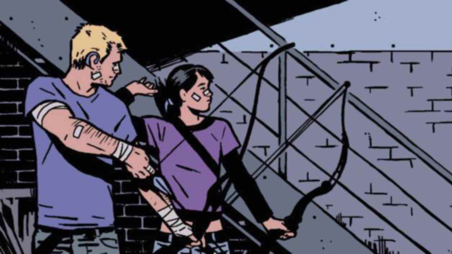 L'art de Clint Barton et Kate Bishop