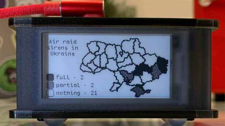 Raspberry Pi surveille les sirènes de raid aérien en Ukraine