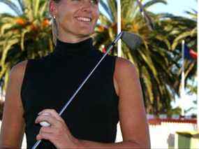 La transsexuelle danoise Mianne Bagger au championnat australien de golf féminin AAMI en 2004.