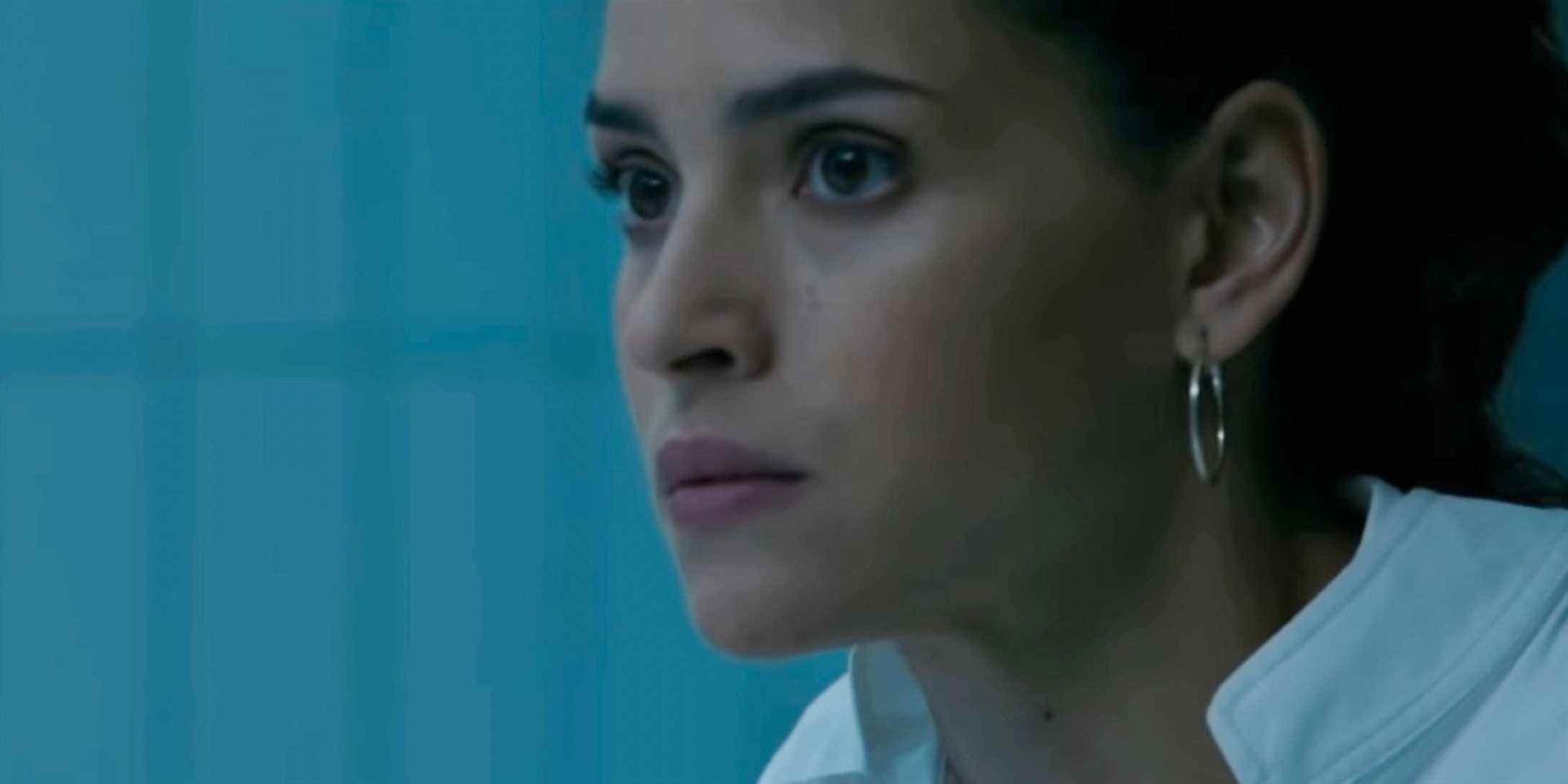 Adria Arjona dans le rôle de Martine Bancroft dans Morbius