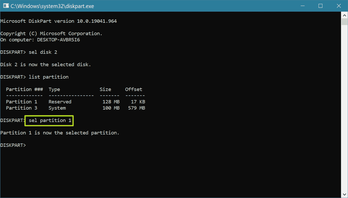 Entrez la partition de la liste