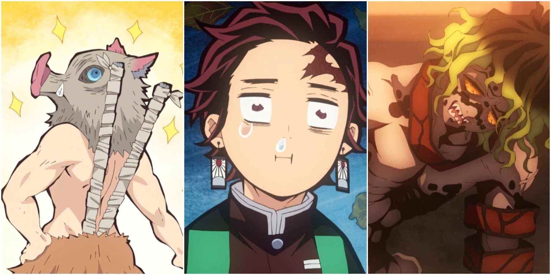 Demon Slayer Inosuke Hashibira Tanjiro Kamado Gyutaro