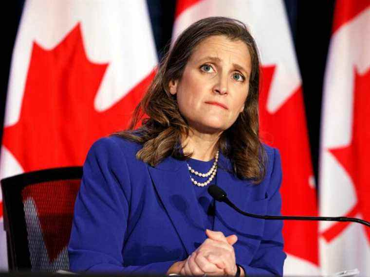 « Votre guerre nous rend plus pauvres »: Freeland dit que le G20 ne peut pas fonctionner avec la Russie à la table