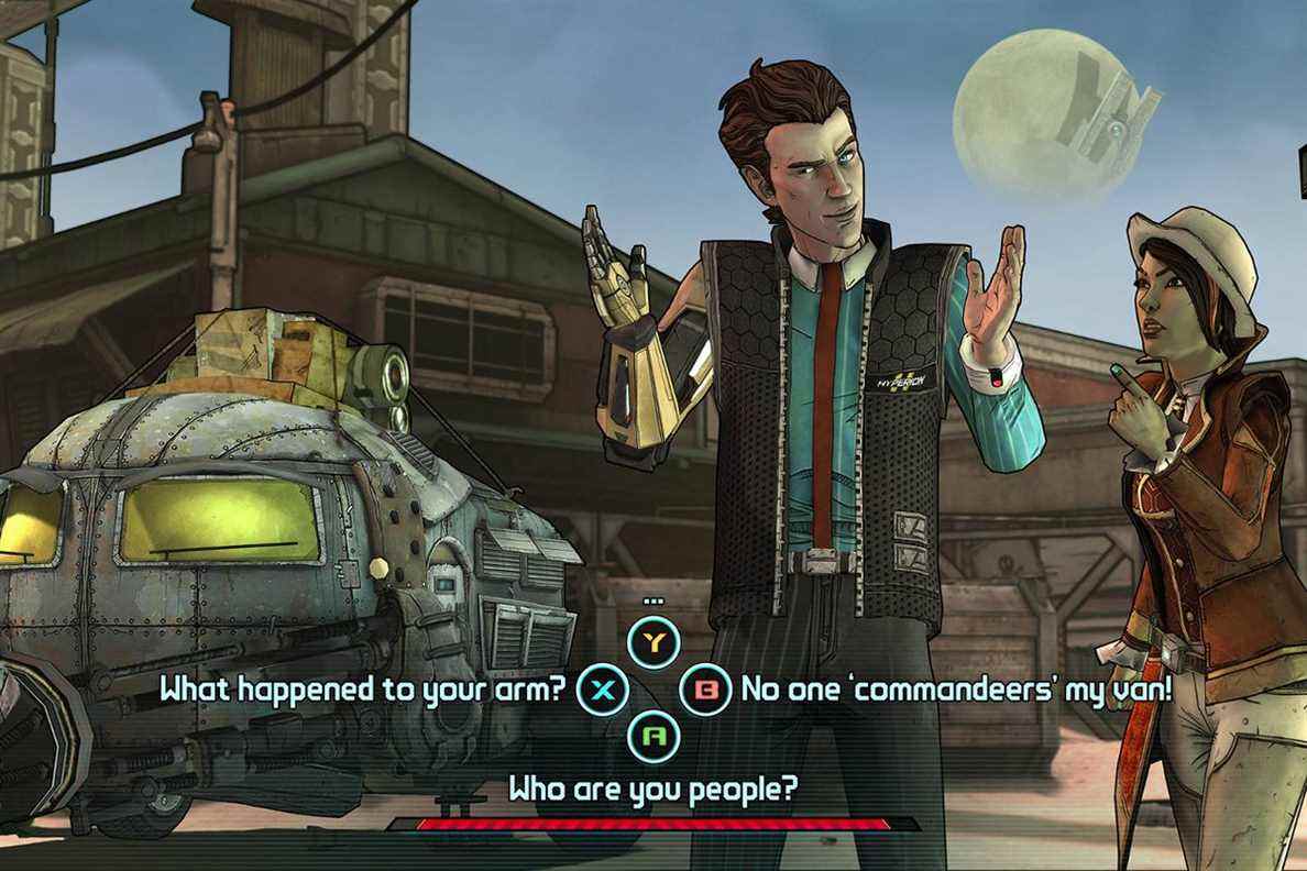 Rhys dans Telltale's Tales from the Borderlands