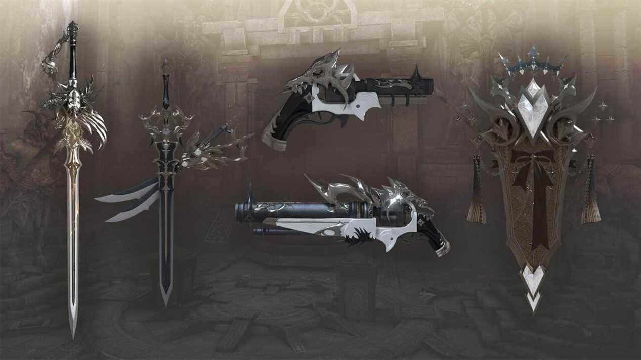 Les skins d'armes Noble Banquet peuvent être réclamés au niveau 30 de l'Ark Pass dans le niveau Super Premium.