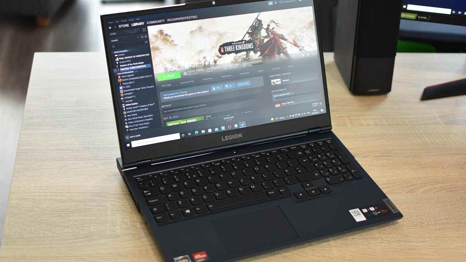 Test du Lenovo Legion 5 : l'ordinateur portable de jeu entièrement AMD reste simple

