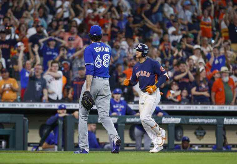 Jordan Romano des Jays abandonne un circuit de deux points à Houston, gâchant l’effort d’embrayage de Gurriel