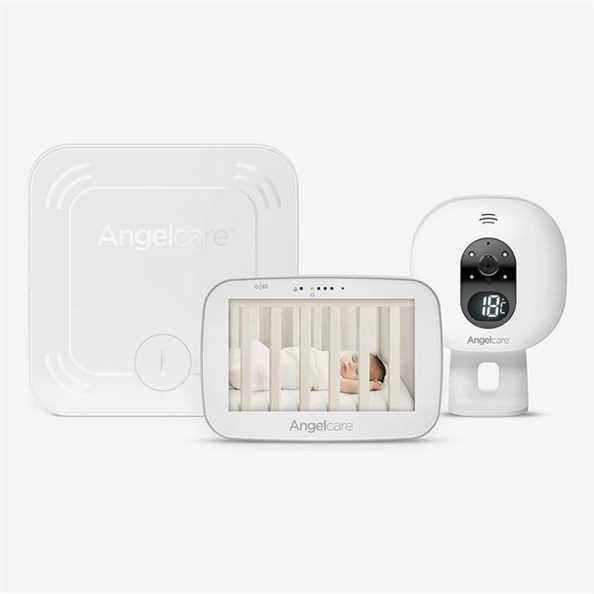 Angelcare AC527 Moniteur de mouvement pour bébé avec vidéo et son