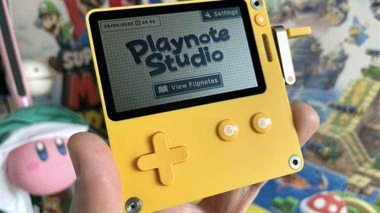 'Playnote Studio' est une application brillante DSi Flipnote Studio pour Playdate
