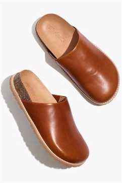 Madewell The Layne Clog Mule en cuir