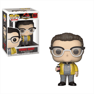 Jurassic Park : Dennis Nedry Pop !  Figurine en vinyle