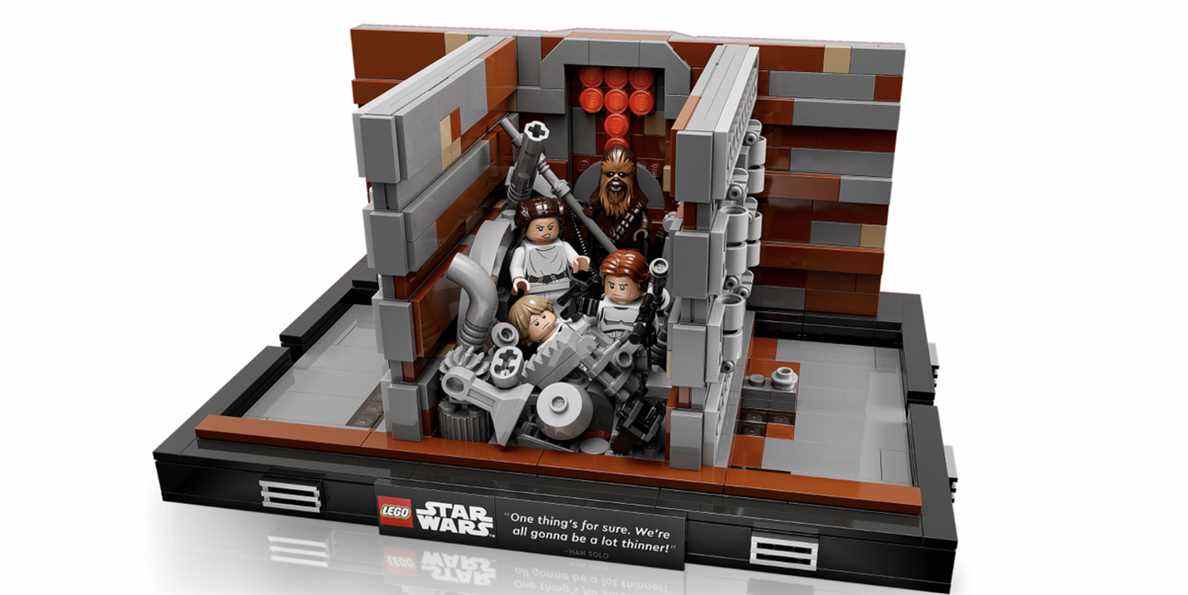 Star Wars lance le nouvel ensemble LEGO de la scène Death Star Trash Compactor

