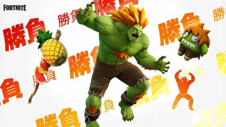 Blanka et Sakura viennent à Fortnite parallèlement à un événement compétitif à durée limitée

