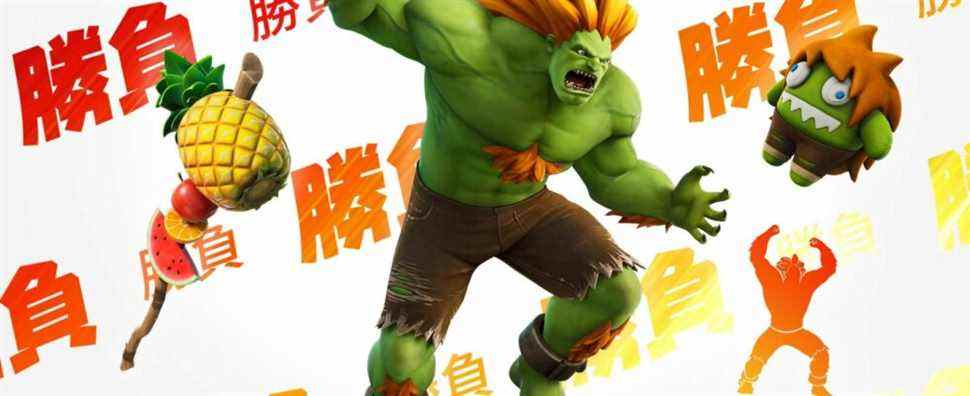 Blanka et Sakura viennent à Fortnite parallèlement à un événement compétitif à durée limitée