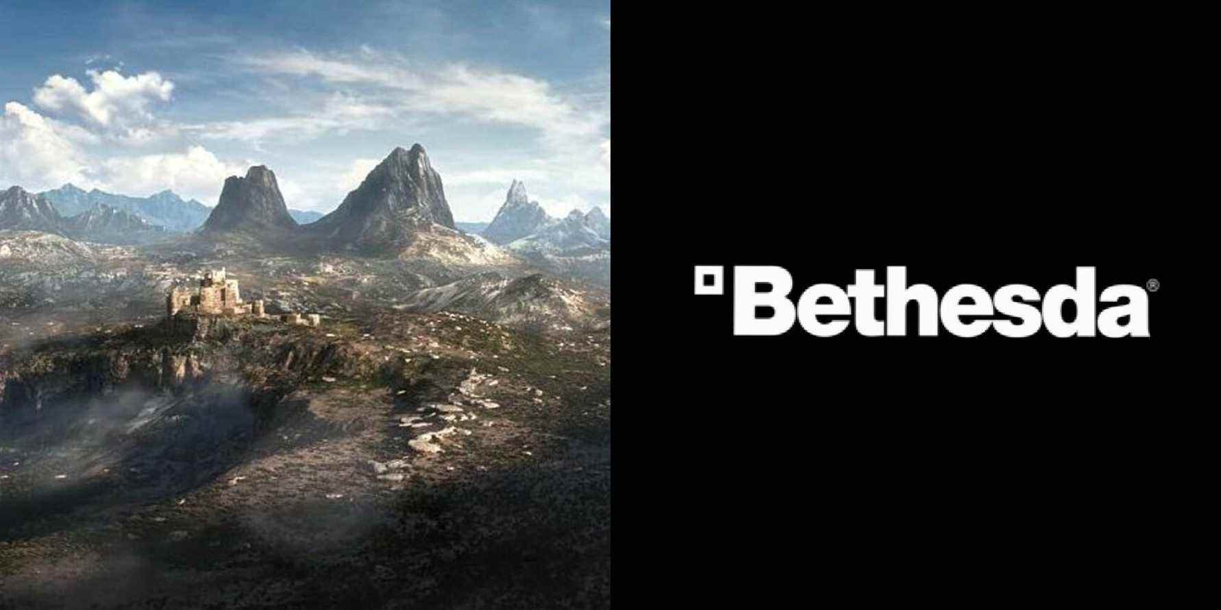 Teaser art of The Elder Scrolls 6 with the Bethesda logo