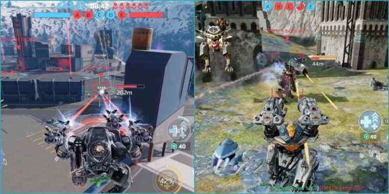 Heavy Weapons in War Robots - Feature - Robots fight each other at close and long-range