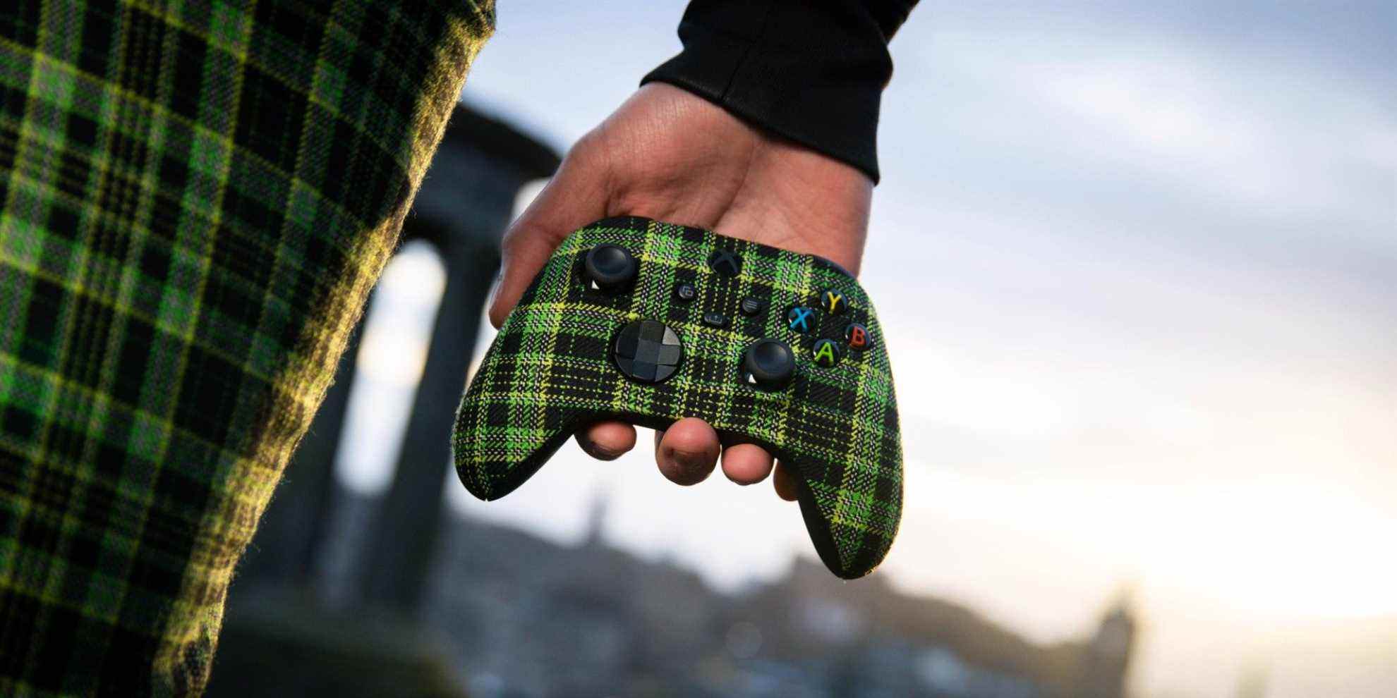 xbox tartan controller