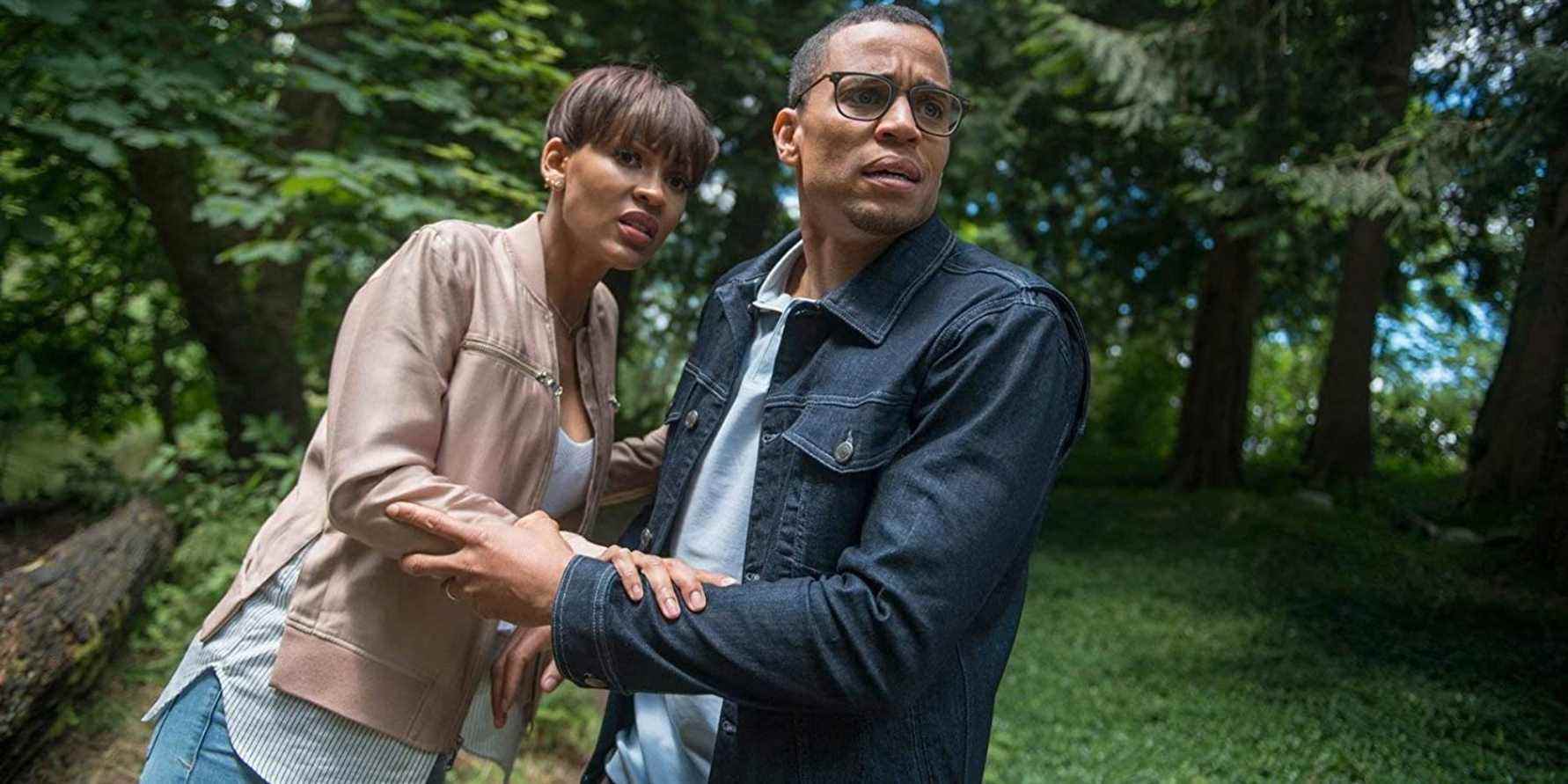 Meagan Good et Michael Ealy dans le rôle d'Annie et Scott Howard dans The Intruder (2019)