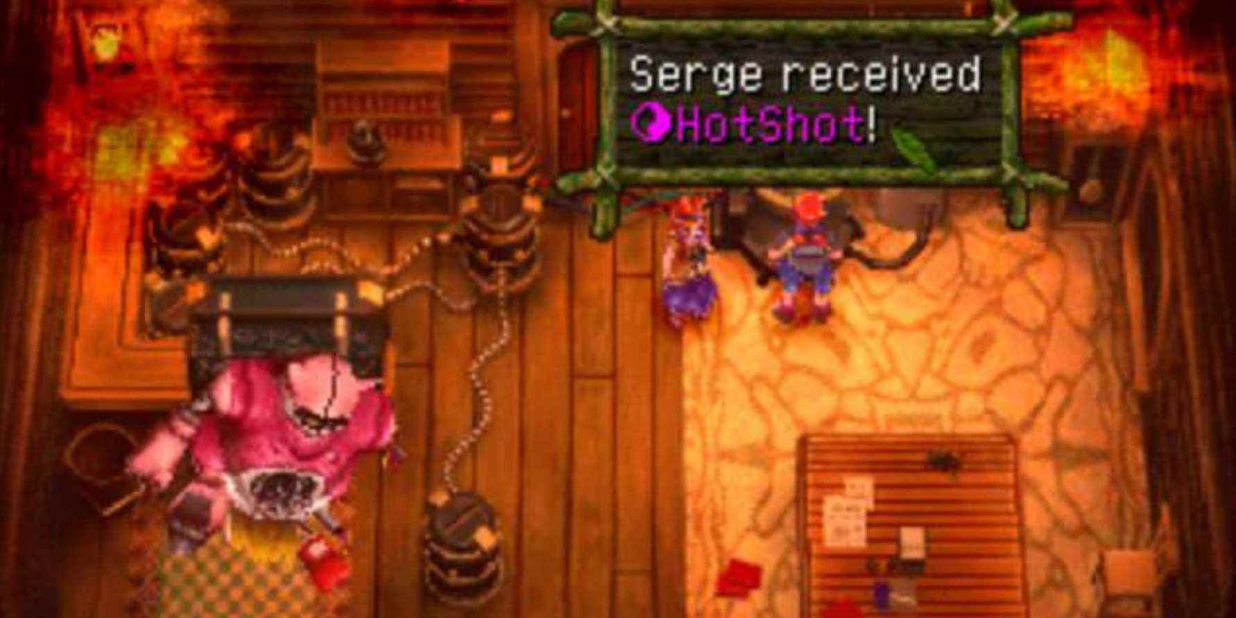 Chrono Cross Burning Orphanage Lucca's House HotShot Tech Kid