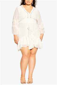 City Chic - Minirobe en cœur tendance grande taille