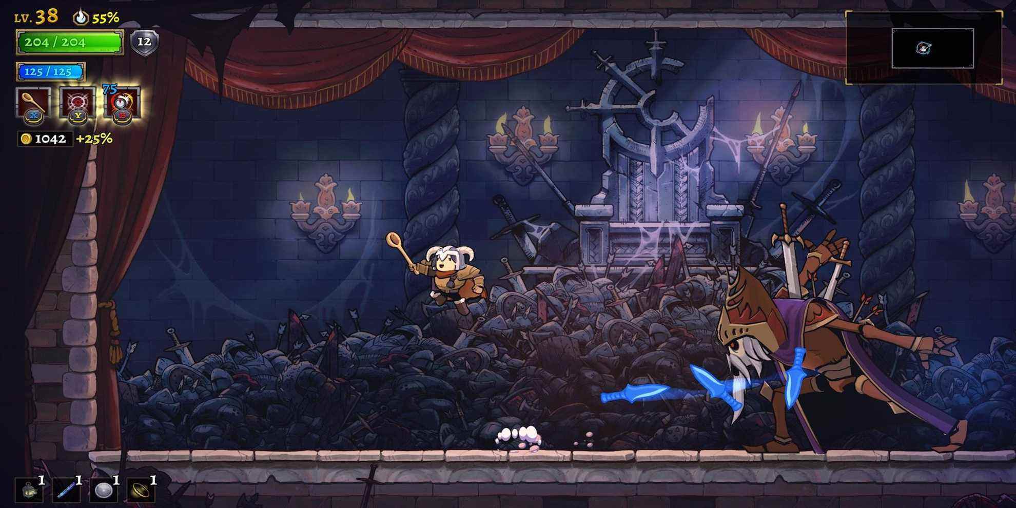 Combattre un boss dans Rogue Legacy 2