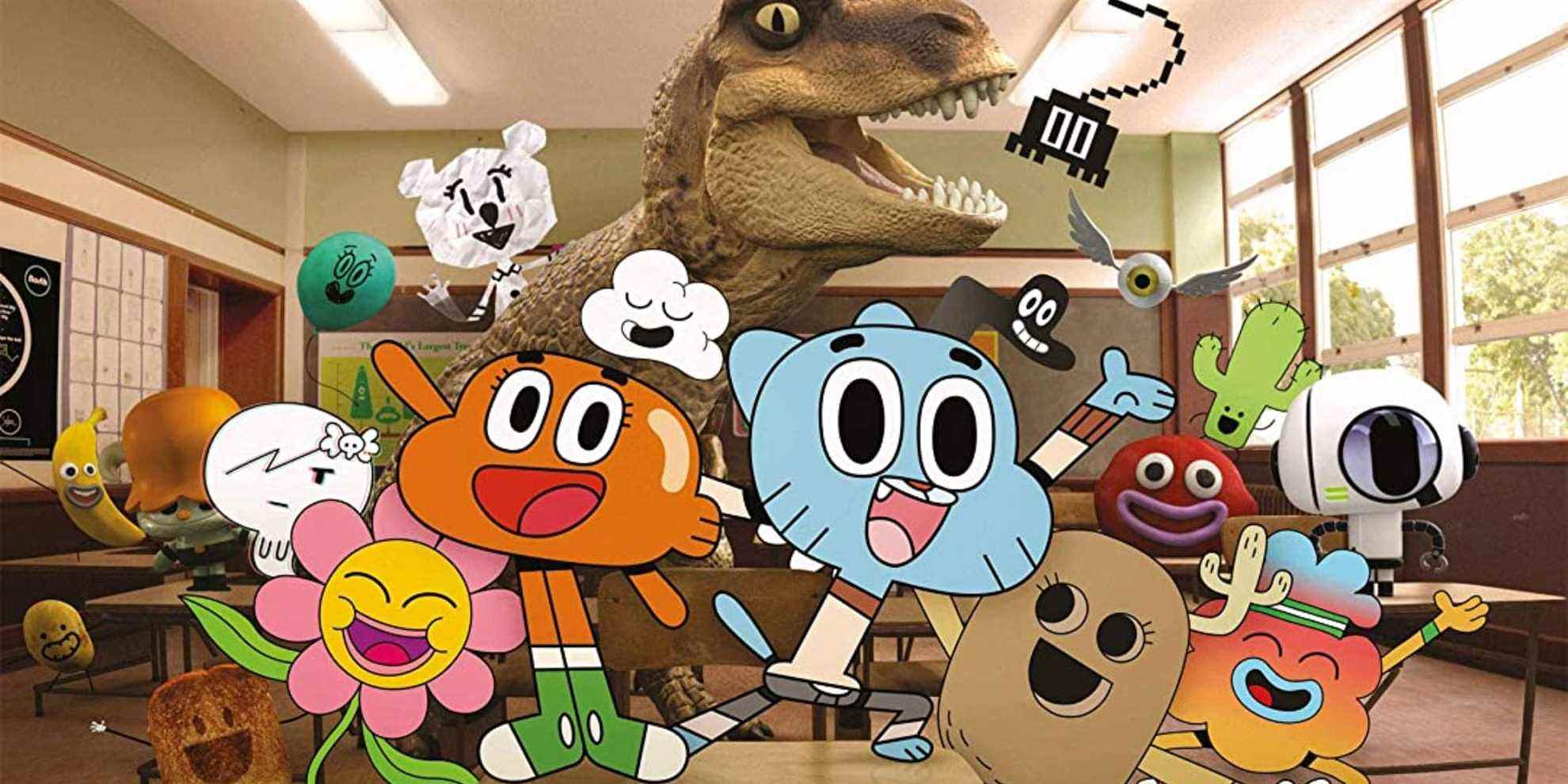 monde incroyable du dessin animé de gumball