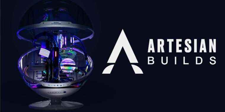 Artesian Builds logo and graphic