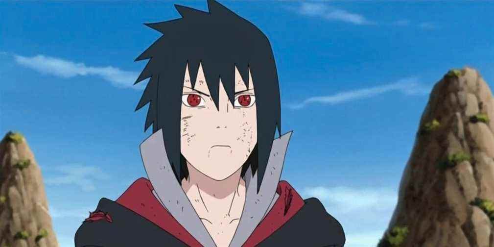 Sasuke Uchiha utilisant son Sharingan