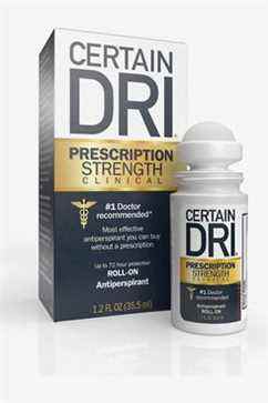 Certain Dri anti-transpirant