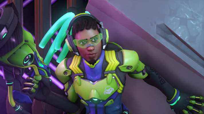 Lucio debout près d'un mur dans Overwatch 2.