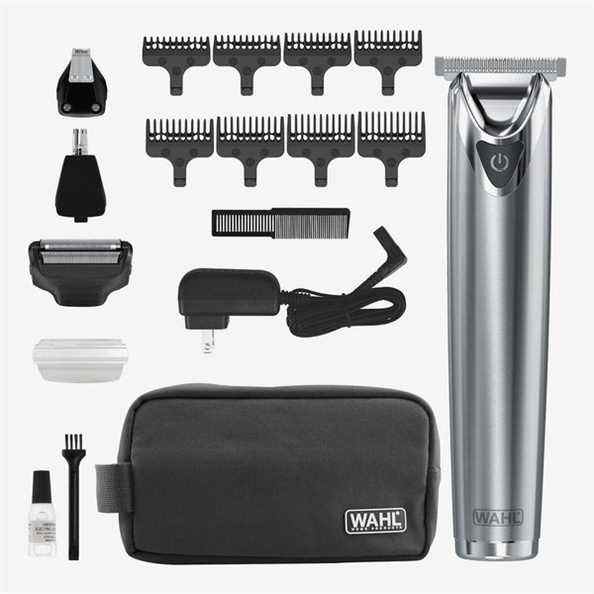 Wahl Tondeuse à barbe en acier inoxydable au lithium-ion 2.0+ pour homme