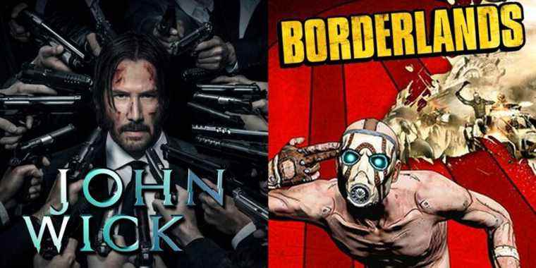 John Wick Keanu Reeves Borderlands