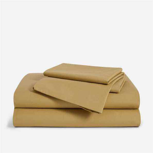 ensemble de draps brooklinen luxe core à carreaux 