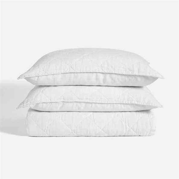 ensemble de courtepointe brooklinen blanc queen 