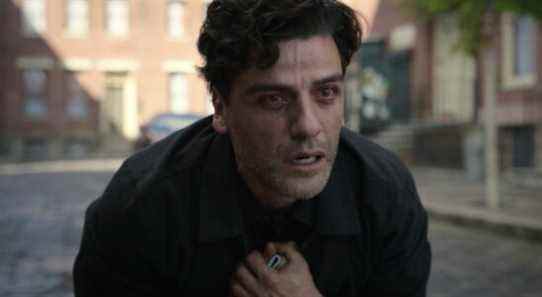 moon knight oscar isaac crying Cropped